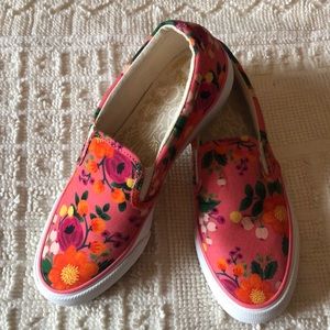 Keds Rifle Paper Co. Size 6. Summer Floral Slip-on